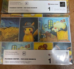 Pokemon TCG, Van Gogh Museum Pikachu Double Deck Box Set of 3 - Japan New unused - Image 4