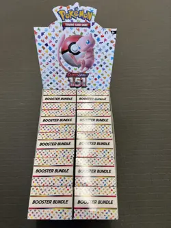 Pokemon 151 Booster Bundle Display Box And Small Empty Boxes No Cards - Image 2