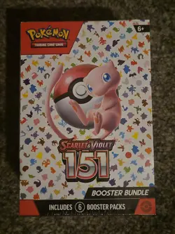 Pokemon TCG 151 Scarlet and Violet Booster Bundle Trading Cards Set - 6 Packs 820650853210 - Image 1