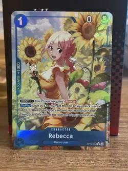 Rebecca (Alt Art) OP15-053 SR Adventure on KAMI's Island ONE PIECE ENGLISH NM - Image 1