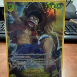 Monkey D. Luffy OP15-119 Secret Rare Foil Rush Blocker One Piece CCG EN - Image 2