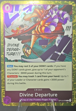 One Piece CCG Divine Departure OP13-076 Event King of the Pirates Roger Pirates - Image 1