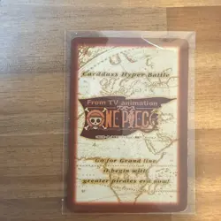 One Piece Carddass Hyper Battle Holo Roronoa Zoro 1999 C07 Japanese Bandai - Image 2