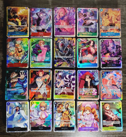 One Piece tcg Card Game 100 Cards Collection Mixed Lot w/ 10 FOILS - Image 3