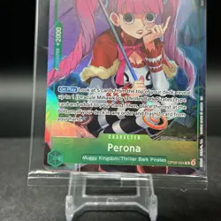 Perona OP09-034 R Foil Illustration Box Vol 4 SEALED Promo One Piece Card - Image 2