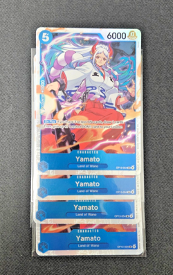 4X Yamato OP13 OP13-054 SR Playset - One Piece Card Game - Image 1