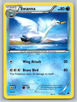 Swanna #37/122 XY - BREAKpoint Uncommon - Pokemon Cards E12 - Image 1