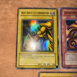 🔥 YUGIOH Exodia The Forbidden One SET (5 PIECES) ORIGINAL 2002 LOB-124 VLP/NM - Image 3