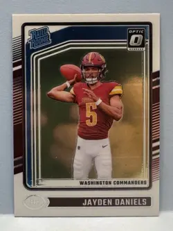2024 Panini Donruss Optic - Rated Rookie Jayden Daniels #248 (RC) - Commanders - Image 1