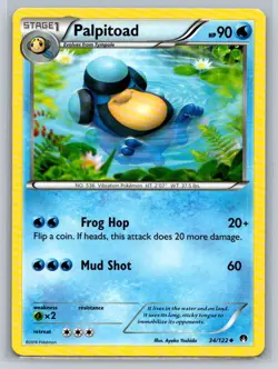 Palpitoad #34/122 XY - BREAKpoint Uncommon - Pokemon Cards E12 - Image 1