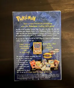 Pokemon 1999 Base Set 2 Player Starter Set Deck Machamp Holo Factory Sealed WOTC - Image 2