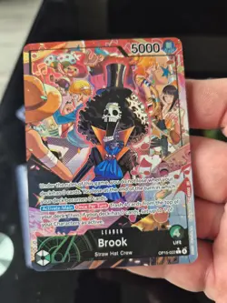OP15-022 Brook Alt Art Leader Adventure on Kami’s Island One Piece TCG English - Image 1