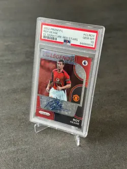 Panini Prizm Premier League 2022-23 Roy Keane Red Stars auto PSA 10 Pop 1 - Image 1