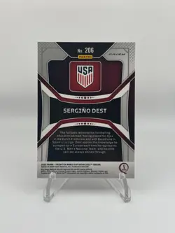 2022 Prizm World Cup - Sergino Dest #206 Elephant Rare SP - Image 2