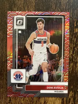 2022-23 Optic Photon Deni Avdija Prizm Case Hit SSP 141 Wizards NBA BASKETBALL - Image 1