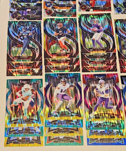 45x 2024 Select NFL Shock Lot ( Various Colors - Premier & Club Level - NM ) - Image 3