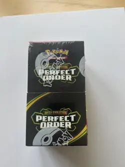 Pokemon TCG Perfect Order Half Booster Box (18 Packs Sealed & New) - small tear - Image 1