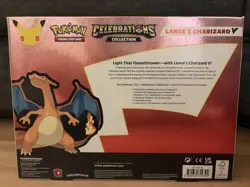 Pokemon TCG Celebrations – Lance's Charizard V Collection - New + Factory Sealed - Image 4