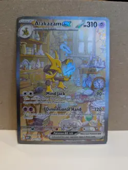Pokemon TCG Alakazam Ex 201/165 SIR From Scarlet & Violet 151 - Image 1