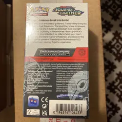 Pokemon Journey Together Booster Box Half Booster Box 18 Packs Sealed - Image 3