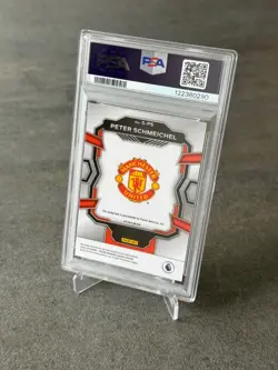 Panini Prizm EPL 2023-24 Peter Schmeichel Red Stars auto PSA 10 Pop 4 - Image 2