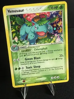 Venusaur - 28/100 Crystal Guardians Holo Rare Pokemon - LP - Image 4