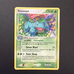 Venusaur - 28/100 Crystal Guardians Holo Rare Pokemon - LP - Image 1