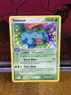 2006 Pokemon - Venusaur Non Holo Rare - EX Crystal Guardians 28/100 LP - Image 1