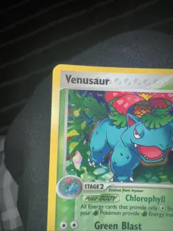 Pokemon TCG Venusaur EX Crystal Guardians 28/100 Holo Exclusive Cosmos Holo Rare - Image 4