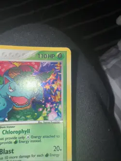 Pokemon TCG Venusaur EX Crystal Guardians 28/100 Holo Exclusive Cosmos Holo Rare - Image 5
