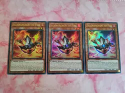 Yugioh Salamangreat of Fire - Ultra Rare LD10-EN001 x3 (NM) - Image 1