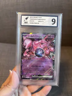 Bundle 3 MewTwo Pokemon Card Slabs Bundle RKT Graded 9 English Japanese - Image 2