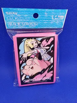 Lillie and Clefairy Pink Card Sleeves 64ct Pokemon Center Japan US SELLER - Image 1