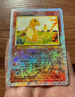 2002 Pokemon Charmander Legendary Collection Reverse Holo Card 70/110 - Image 2