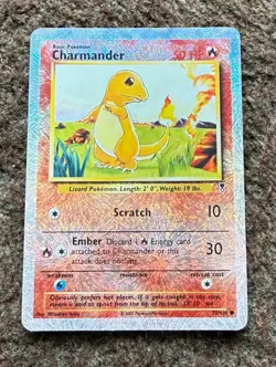 2002 Pokemon Charmander Legendary Collection Reverse Holo Card 70/110 - Image 5
