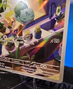 Pokemon TCG Bulbasaur Illustration Card Stellar Crown 143/142 NM - Image 3