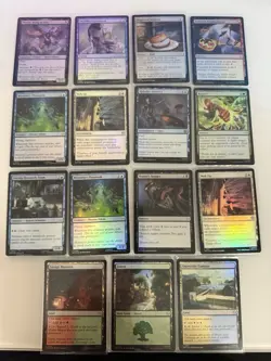 Magic The Gathering Marvel’s Spider-Man Foil Cards 15 Card Lot All Foil - Image 1