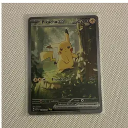 Pokemon Pikachu EX Full Art Holo Rare 276/217 200 HP Thunderbolt Card - Image 1