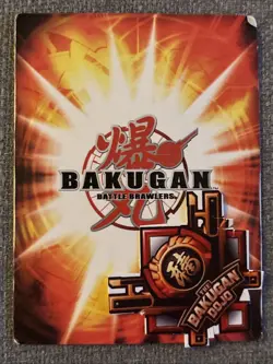 Bakugan Battle Brawlers Gorem 🏅Gold Gate Card 1/15a Subterra - Image 3