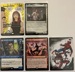 MTG Marvel's Spider-Man 10X Mythic Lot! Top Row Is FOIL - Image 3