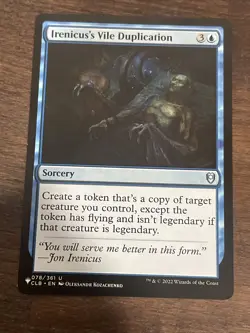 1x Irenicus's Vile Duplication - The List Reprints - NM - MTG - Image 1