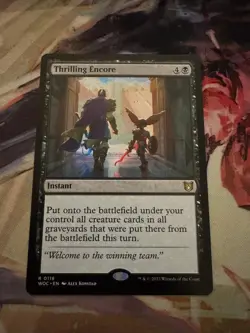 Thrilling Encore 118 Rare Commander: Wilds of Eldraine Magic: The Gathering NM - Image 1