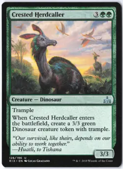 Crested Herdcaller U Rivals of Ixalan 126 LP - Image 1