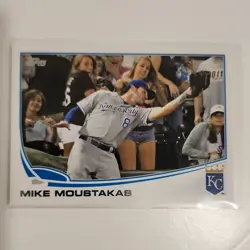 Topps 2013 Mike Moustakas SP Out of Bounds #100 Kansas City Royals - Image 1
