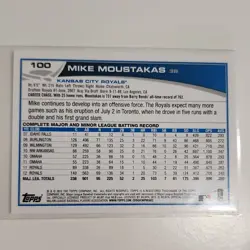 Topps 2013 Mike Moustakas SP Out of Bounds #100 Kansas City Royals - Image 2