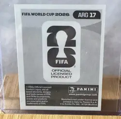 Lionel Messi #ARG 17 Panini FIFA World Cup 2026 GOLD Sticker — Exclusive Edition - Image 2