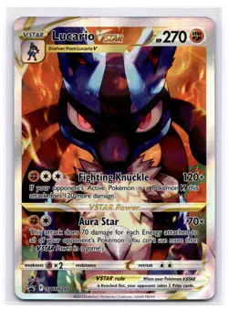 LUCARIO VSTAR SWSH291 HOLO PROMO SWORD & SHIELD PROMO POKEMON NEAR MINT - Image 1