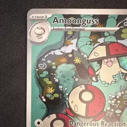 The Pokemon Company Pokemon Amoonguss Sv: Black Bolt 096/086 Holo 120HP - Image 4