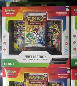 Pokemon Tcg First Partner Illustration Collection Series 1 (Lot of 4) Sealed - Image 3