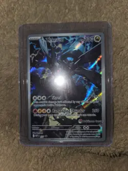 N's Zekrom 031 Pokemon Center Stamped Black Star Promo Ascended Heroes W crease - Image 1